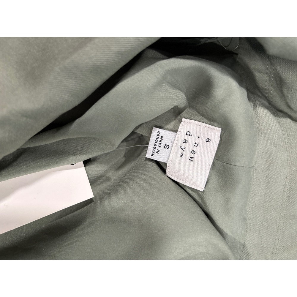 A New Day‎ Womens Double Breasted Blazer Sage Green Notched Lapel Size S - Picture 6 of 6
